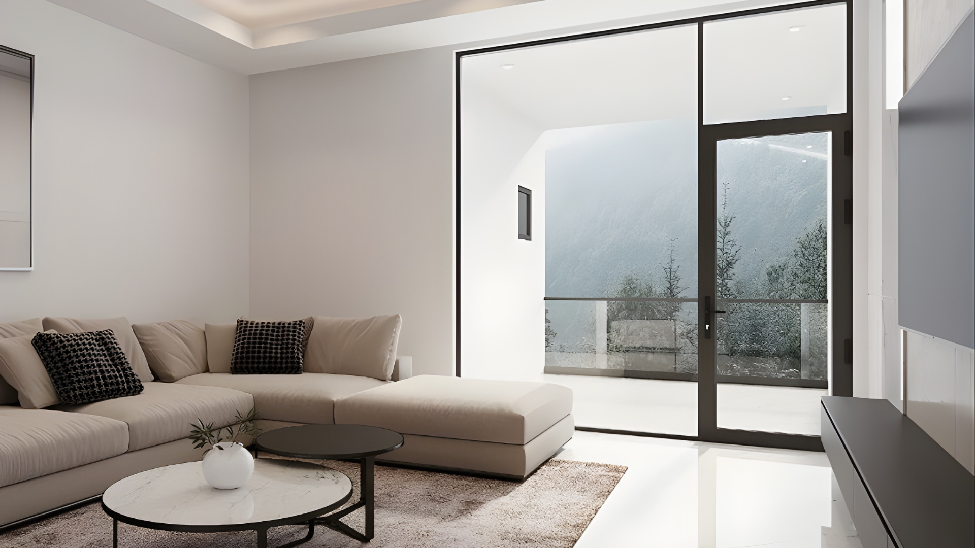 VLX 100 Swing / Entry Door in Los Angeles, CA | Meridian Windows & Doors - detail 1