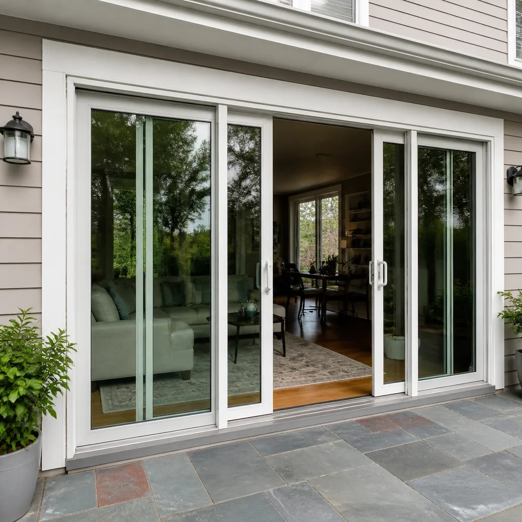 Sliding glass doors